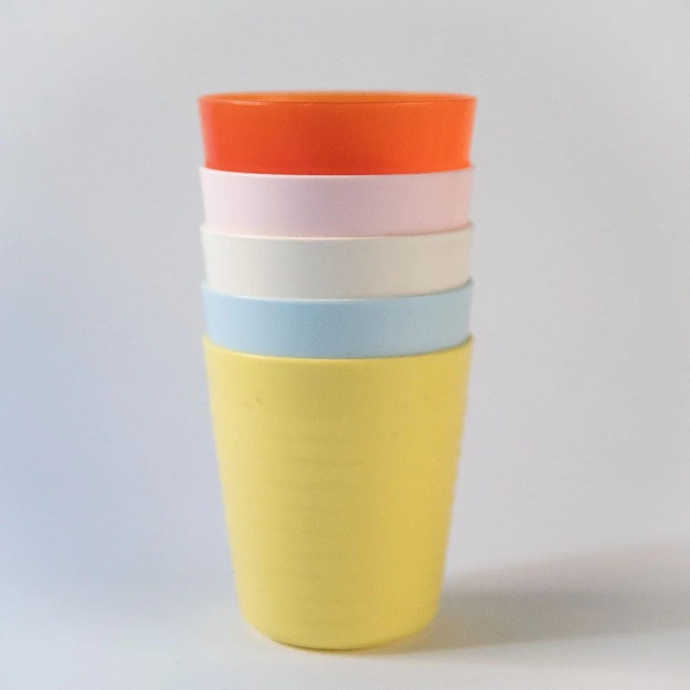 Set of 5 IKEA Henrik Preutz Kalas Plastic Travel Cups